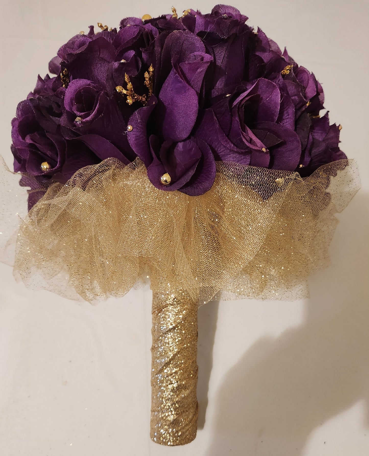 Impressive Purple & Gold Bouquet