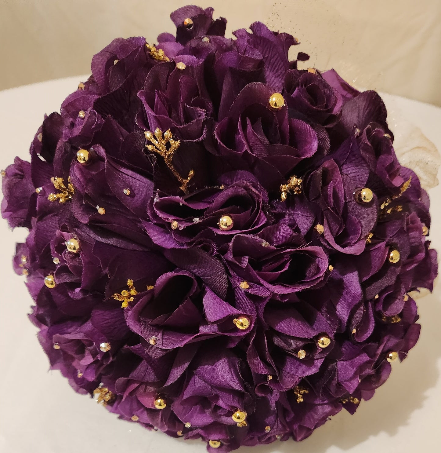 Impressive Purple & Gold Bouquet
