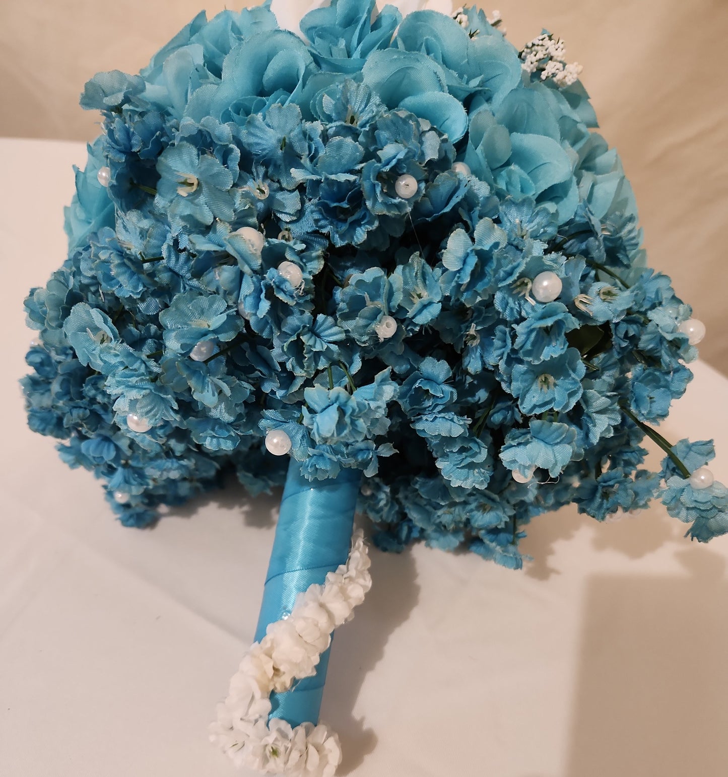 Beautiful Steel Blue & White