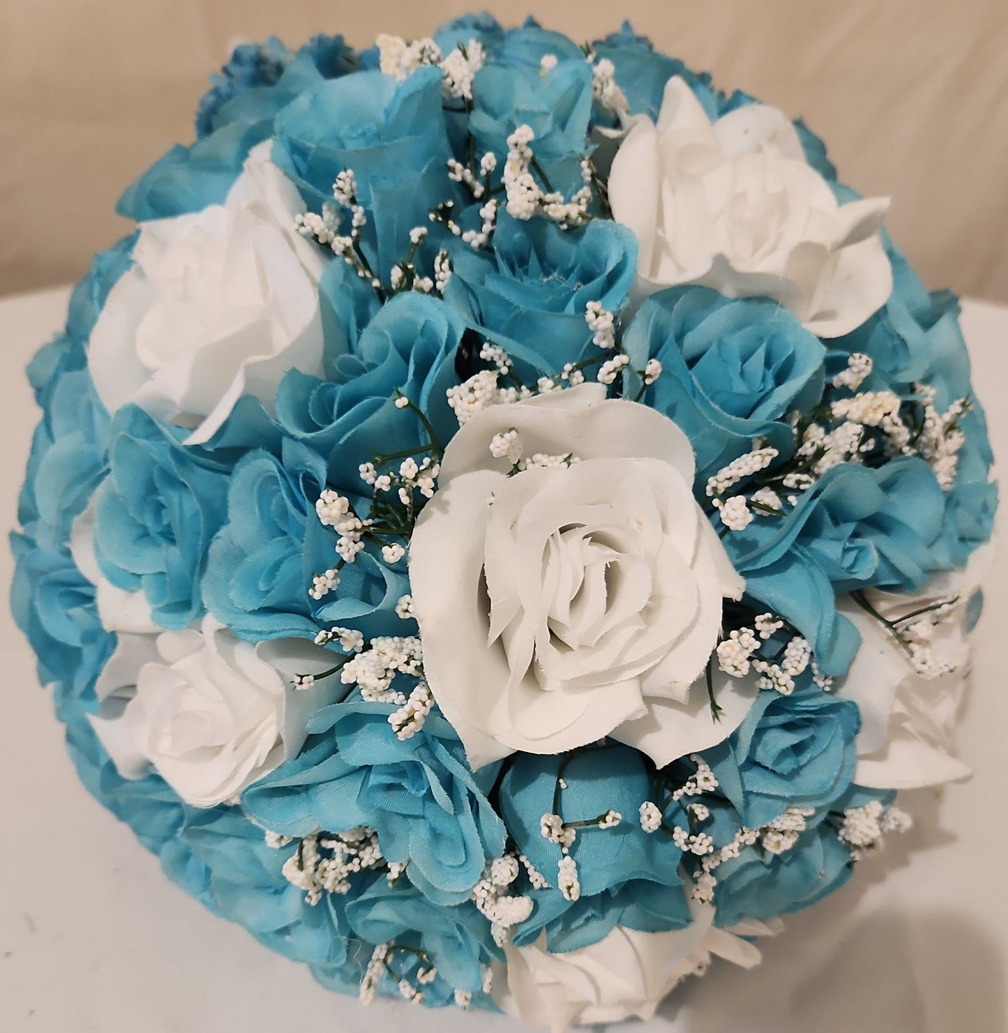 Beautiful Steel Blue & White